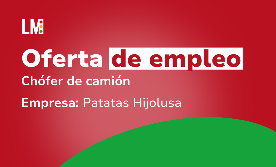 Chófer de camión Patatas Hijolusa